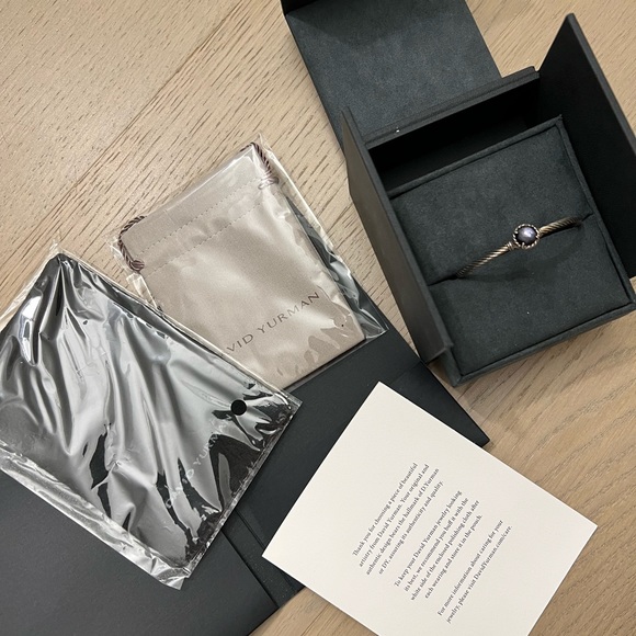 Black Orchid David Yurman Classic Bangle Bracelet - Picture 6 of 8